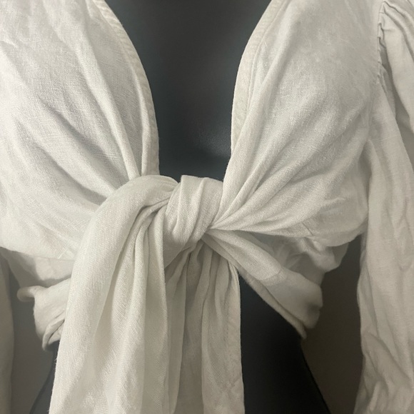 A&F Tie Blouse - Picture 4 of 5